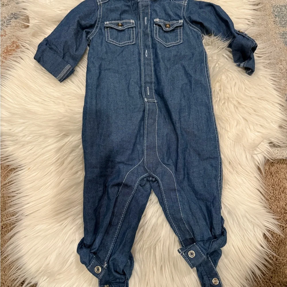 Denim Baby Jumpsuit